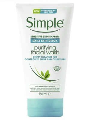 Simple Daily Skin Detox Purifying Face Wash
