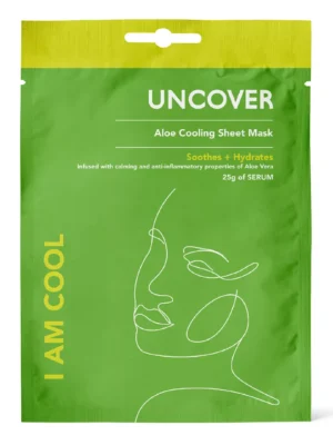 Uncover Aloe Vera Calming & Soothing Sheet Mask – I am Cool
