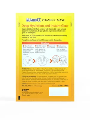 Melano CC Vitamin C Mask – 20ml (1mask)
