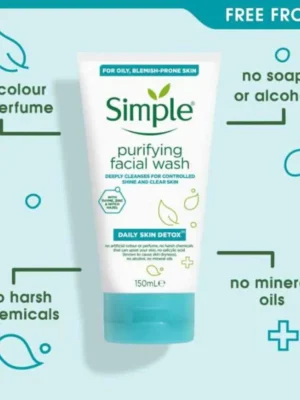 Simple Daily Skin Detox Purifying Face Wash