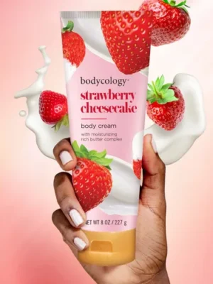 BODY COLOGY STRAWBERRY CHEESECAKE BODY CREAM 227G